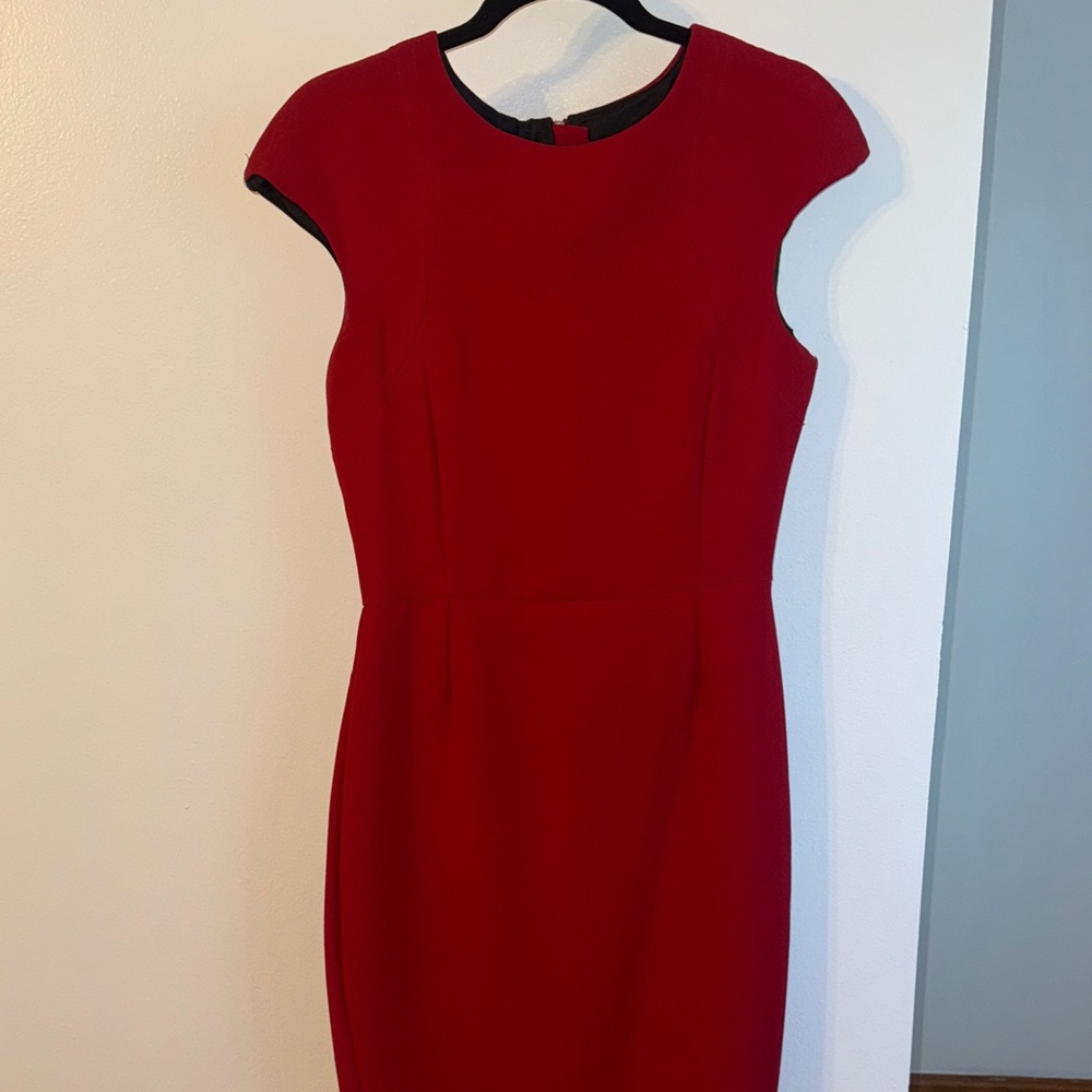 Zara Red Midi Dress